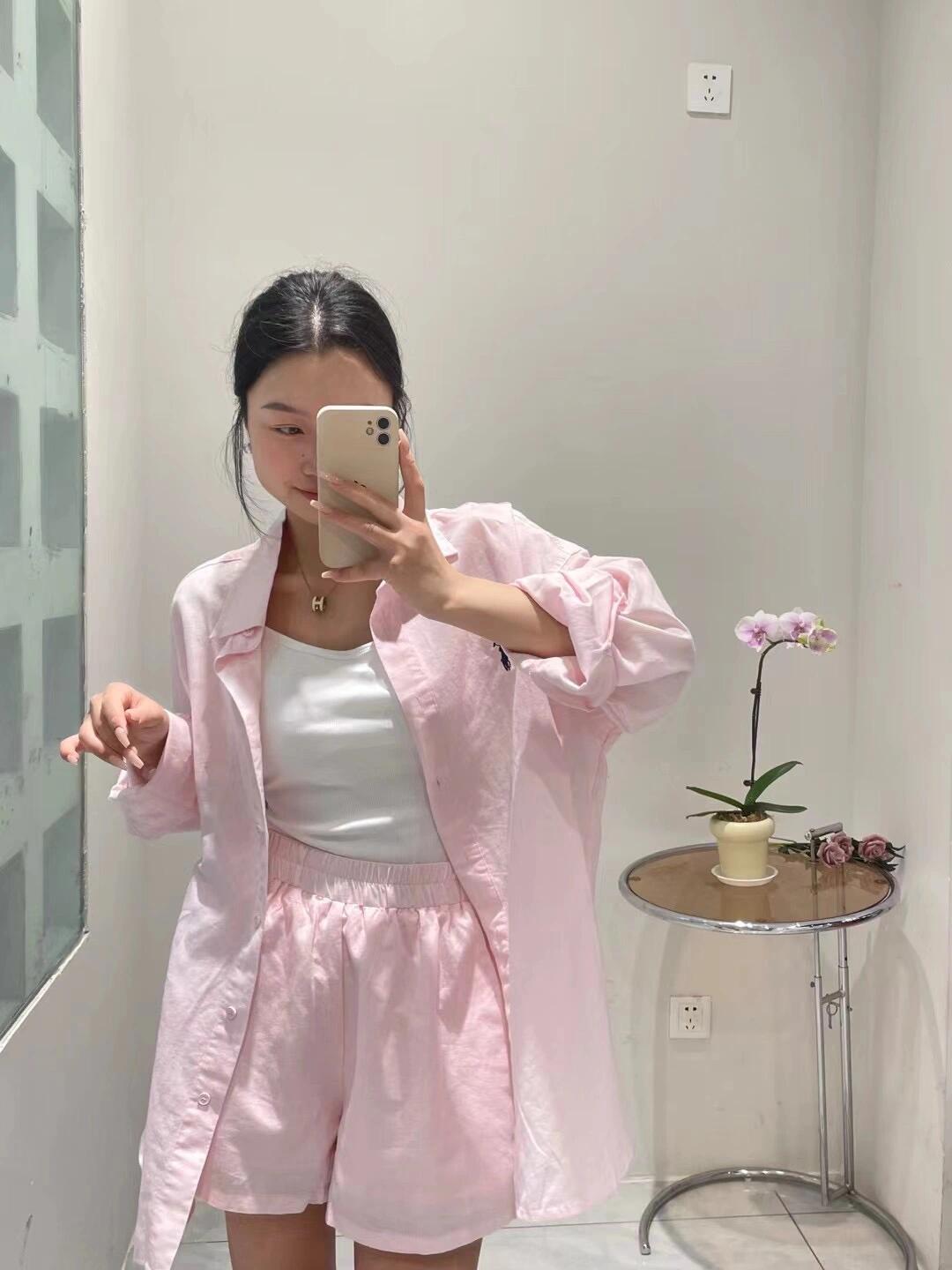 Korean Lifestyle - Kore Tarzı Tatlı Pembe Uzun Kollu