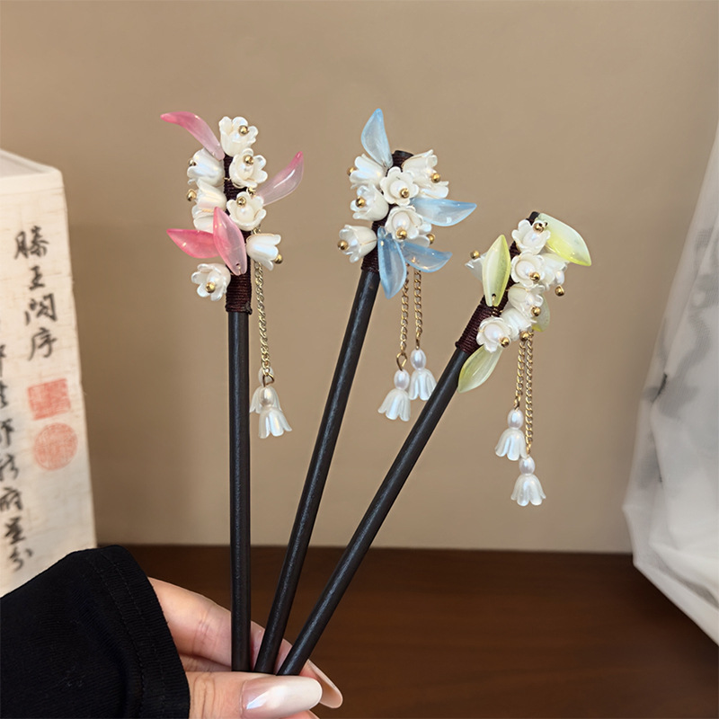 Hanbok Hair Pin - Çin tarzı geleneksel saç tokası vadideki