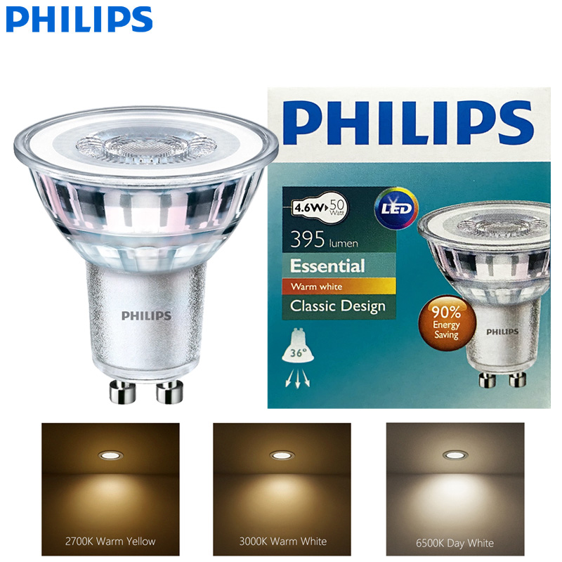 Philips Bulb Led Classic - Philips LED GU10 PAR16 Essential 4,6W